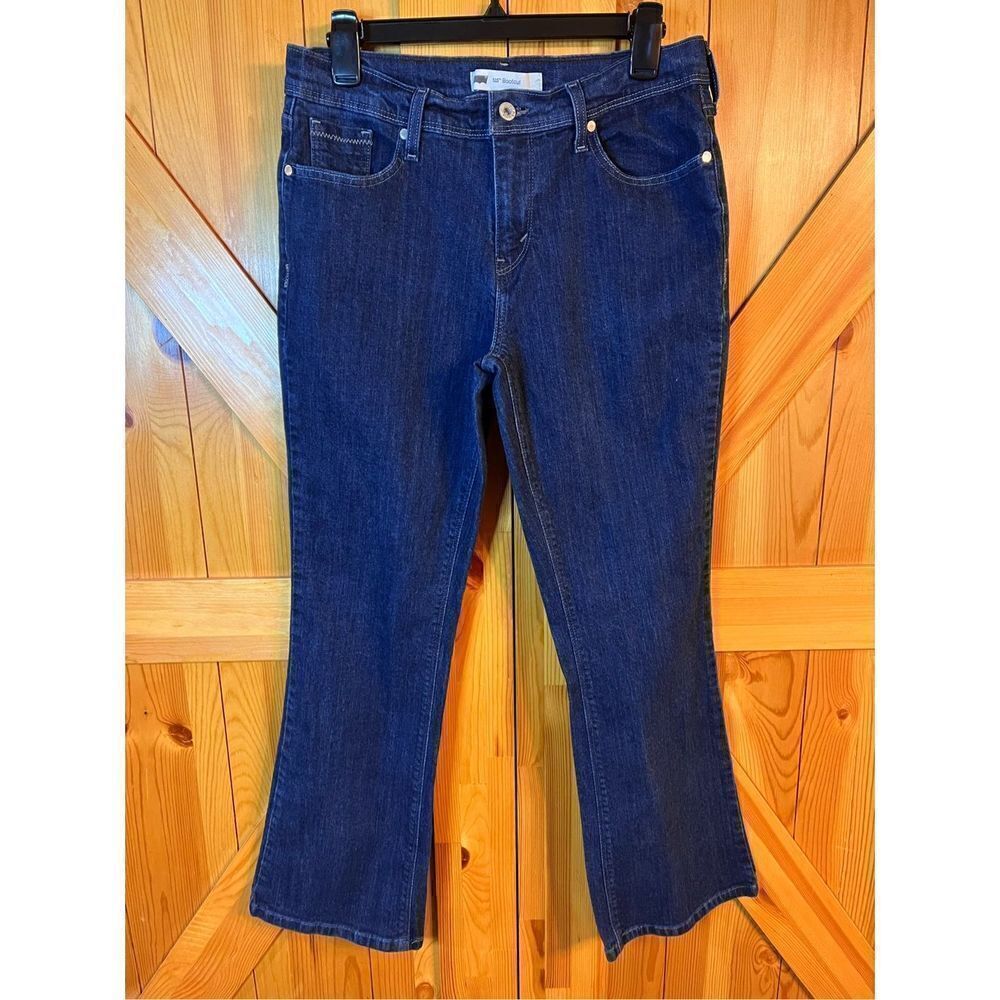 Levi's Dark Blue Boot Cut Jeans Sz 10 30x30